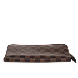 Pre Owned Louis Vuitton Damier Ebene Canvas Insolite Wallet
