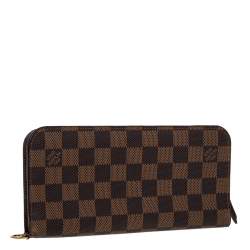 Pre Owned Louis Vuitton Damier Ebene Canvas Insolite Wallet