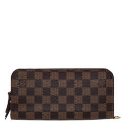 Pre Owned Louis Vuitton Damier Ebene Canvas Insolite Wallet