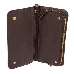 Pre Owned Louis Vuitton Damier Ebene Canvas Insolite Wallet