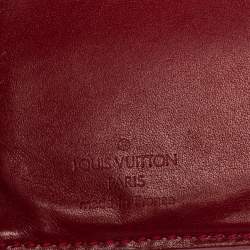 مملوكة مسبقًا محفظة لوي فيتون فرنش جلد فيرنيه مونوغرامية دامور بوم