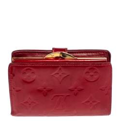 مملوكة مسبقًا محفظة لوي فيتون فرنش جلد فيرنيه مونوغرامية دامور بوم