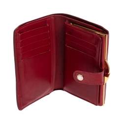 مملوكة مسبقًا محفظة لوي فيتون فرنش جلد فيرنيه مونوغرامية دامور بوم