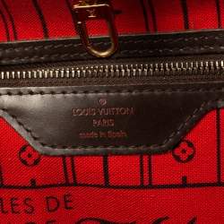 Louis Vuitton Damier Ebene Canvas Neverfull MM Bag