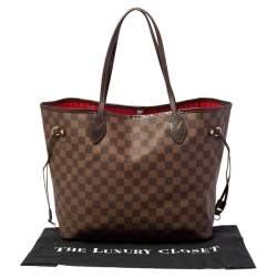 Louis Vuitton Damier Ebene Canvas Neverfull MM Bag