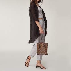 Pre Owned حقيبة لوي فيتون ماراس كانفاس دامييه أيبين