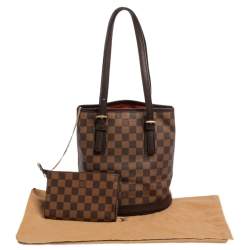Pre Owned حقيبة لوي فيتون ماراس كانفاس دامييه أيبين