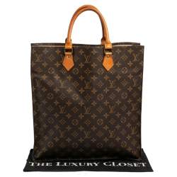 Pre Owned حقيبة لوي فيتون ساك بلات كانفاس مونوغرامي 