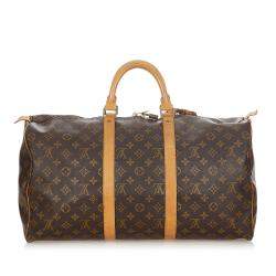 مملوكة مسبقًا Louis Vuitton Monogram Canvas Keepall 50 Bag