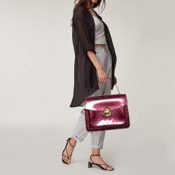 Pre Owned حقيبة لوي فيتون رومان فيرنيه مونوغرامي فوفيست أحمر