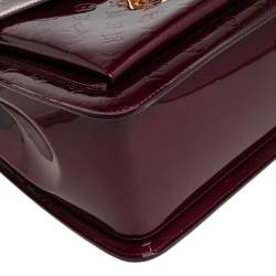 Pre Owned حقيبة لوي فيتون رومان فيرنيه مونوغرامي فوفيست أحمر