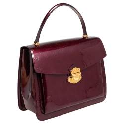 Pre Owned حقيبة لوي فيتون رومان فيرنيه مونوغرامي فوفيست أحمر