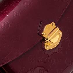 Pre Owned حقيبة لوي فيتون رومان فيرنيه مونوغرامي فوفيست أحمر