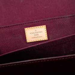 Pre Owned حقيبة لوي فيتون رومان فيرنيه مونوغرامي فوفيست أحمر
