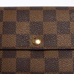 Pre Owned محفظة لوي فيتون سارة كانفاس دامييه أيبين  