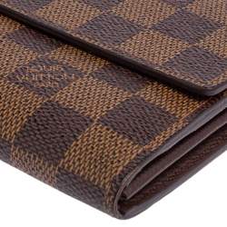 Pre Owned محفظة لوي فيتون سارة كانفاس دامييه أيبين  