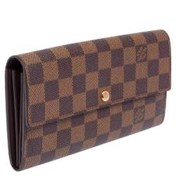 Pre Owned محفظة لوي فيتون سارة كانفاس دامييه أيبين  