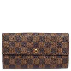 Pre Owned محفظة لوي فيتون سارة كانفاس دامييه أيبين  