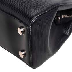 Pre Owned حقيبة لوي فيتون بريه جلد إيبي سوداء MM 