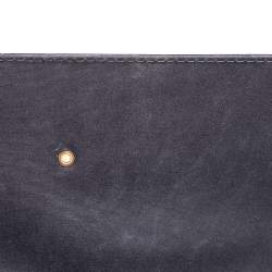 مملوكة مسبقًا حقيبة كلتش لوي فيتون لويز جلد لامع أسود