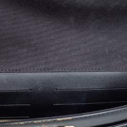 مملوكة مسبقًا حقيبة كلتش لوي فيتون لويز جلد لامع أسود