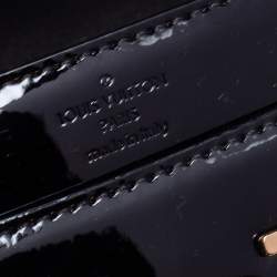 مملوكة مسبقًا حقيبة كلتش لوي فيتون لويز جلد لامع أسود