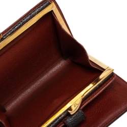 Pre Owned Louis Vuitton Monogram Canvas Port Feuille Vienoise French Purse Wallet
