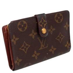 Pre Owned Louis Vuitton Monogram Canvas Port Feuille Vienoise French Purse Wallet