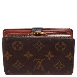 Pre Owned Louis Vuitton Monogram Canvas Port Feuille Vienoise French Purse Wallet