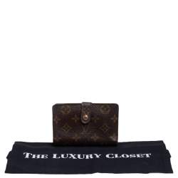 Pre Owned Louis Vuitton Monogram Canvas Port Feuille Vienoise French Purse Wallet