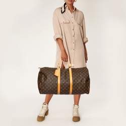 مملوكة مسبقًا Louis Vuitton Monogram Canvas Keepall 55 bag