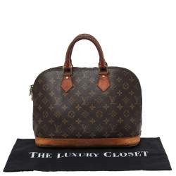 Pre Owned حقيبة لوي فيتون ألما كانفاس مونوغرامي PM