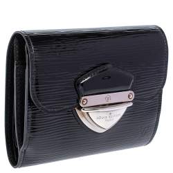 Louis Vuitton Black Electric Epi Leather Joey Wallet