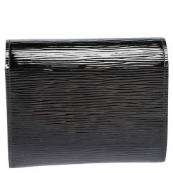 Louis Vuitton Black Electric Epi Leather Joey Wallet