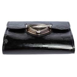 Louis Vuitton Black Electric Epi Leather Joey Wallet