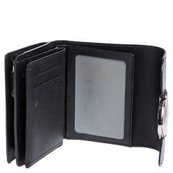 Louis Vuitton Black Electric Epi Leather Joey Wallet