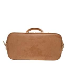 Pre Owned Louis Vuitton White Multicolor Monogram Canvas Alma PM Bag