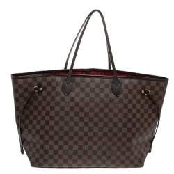Louis Vuitton Damier Ebene Canvas Neverfull GM Bag