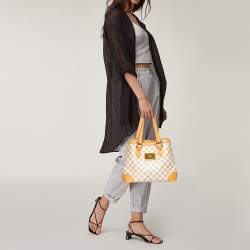 Pre Owned Louis Vuitton Damier Azur Canvas Hampstead PM Bag