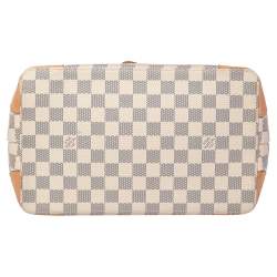 Pre Owned Louis Vuitton Damier Azur Canvas Hampstead PM Bag