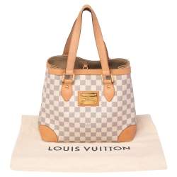 Pre Owned Louis Vuitton Damier Azur Canvas Hampstead PM Bag
