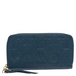 Louis Vuitton Ivory Monogram Empreinte Leather Secret Long Wallet