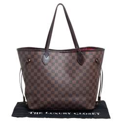 Pre Owned Louis Vuitton Damier Ebene Canvas Neverfull MM Bag