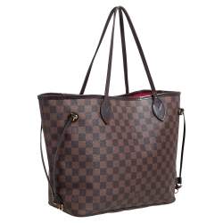 Pre Owned Louis Vuitton Damier Ebene Canvas Neverfull MM Bag