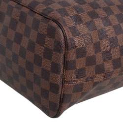 Pre Owned Louis Vuitton Damier Ebene Canvas Neverfull MM Bag