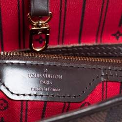 Pre Owned Louis Vuitton Damier Ebene Canvas Neverfull MM Bag