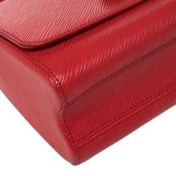 مملوكة مسبقًا حقيبة لوي فيتون تويست جلد إيبي أحمر  كوكويليكوت MM