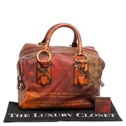 مملوكة مسبقًا حقيبة لوي فيتون ريتشارد برينس مانكريزي جوكس  كانفاس مونوغرامي وحواف كارونغ إصدار محدود