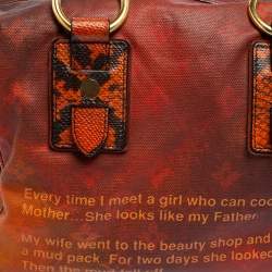 مملوكة مسبقًا حقيبة لوي فيتون ريتشارد برينس مانكريزي جوكس  كانفاس مونوغرامي وحواف كارونغ إصدار محدود