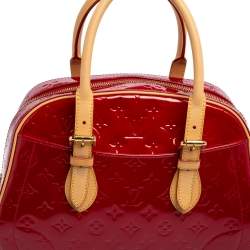 Pre Owned Louis Vuitton Pomme D’amour Vernis Summit Drive Bag